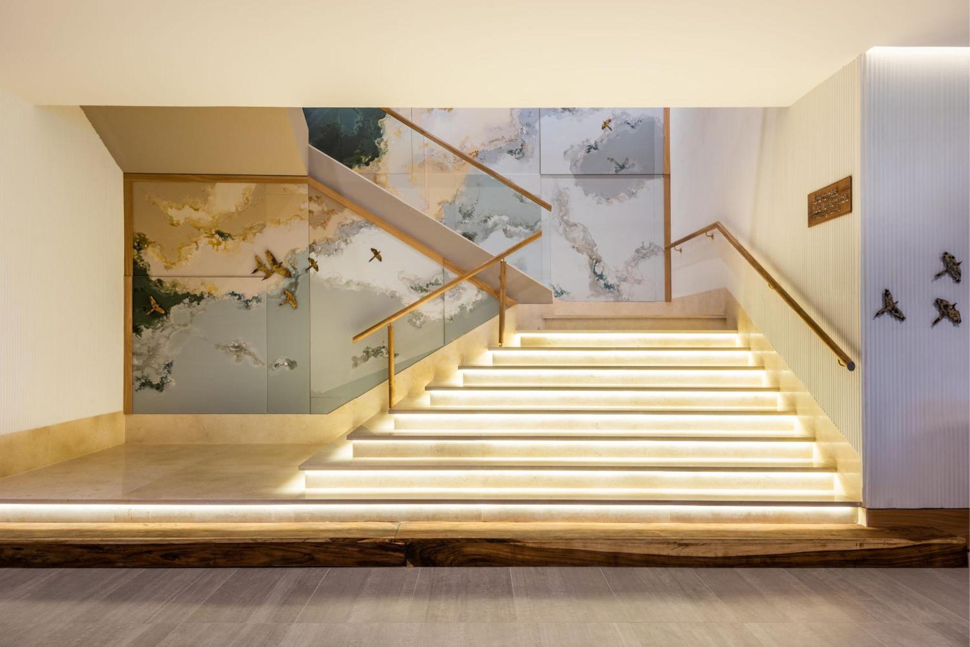 Santa Marta Marriott Resort Playa Dormida Kültér fotó The staircase at the entrance of the museum